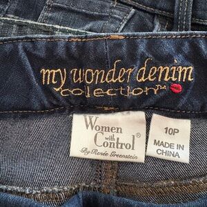 Women with Control Classic Blue Straight Leg Jeans